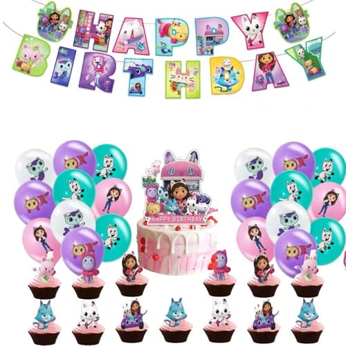 Yoimckay 46 Stück Cartoon-Dekoration, Thema, Geburtstag, Deko, Puppenhaus, Dekoration für Partys, Cartoon, Luftballons, Dekoration für Kindergeburtstag, Cake Toppers, Ballon-Set Geburtstag Yoimckay 46 Stück Cartoon-Dekoration, Thema, Geburtstag, Deko, Puppenhaus, Dekoration für Partys, Cartoon, Luftballons, Dekoration für Kindergeburtstag, Cake Toppers, Ballon-Set Geburtstag von Yoimckay