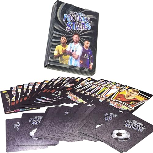 Yoimckay 55 Stück Karten Fußballkarten, Fußballkarten Collectible, World Cup Fußball Star Card Karte, Soccer Star Collection Cards, zum Sammeln von Karten für Fans, Teenager Yoimckay 55 Stück Karten Fußballkarten, Fußballkarten Collectible, World Cup Fußball Star Card Karte, Soccer Star Collection Cards, zum Sammeln von Karten für Fans, Teenager von Yoimckay