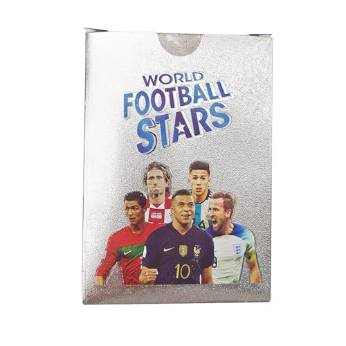 Yoimckay 55 Stück World Cup Fußball Star Card Karte, Fußballkarten, Fußballkarten Collectible, Soccer Star Collection Cards, zum Sammeln von Karten für Fans, Teenager Yoimckay 55 Stück World Cup Fußball Star Card Karte, Fußballkarten, Fußballkarten Collectible, Soccer Star Collection Cards, zum Sammeln von Karten für Fans, Teenager von Yoimckay