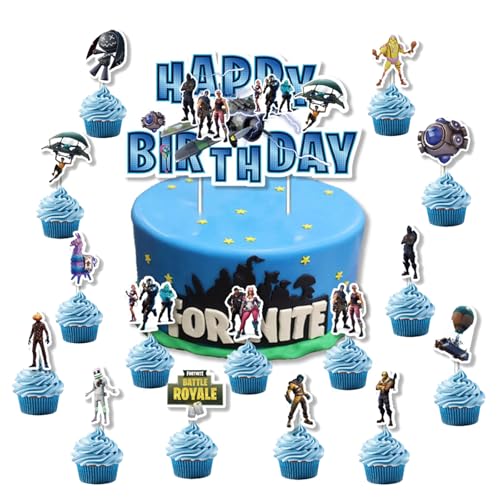Yoimckay 16 PCS tortendeko, Cake topper, Cupcake toppers, personalisiert Geburtstag Kuchendekoration, Cupcake-Dekoration, Happy Birthday, tortenaufleger, Kindergeburtstage Dekoration, torten zubehör Yoimckay 16 PCS tortendeko, Cake topper, Cupcake toppers, personalisiert Geburtstag Kuchendekoration, Cupcake-Dekoration, Happy Birthday, tortenaufleger, Kindergeburtstage Dekoration, torten zubehör von Yoimckay