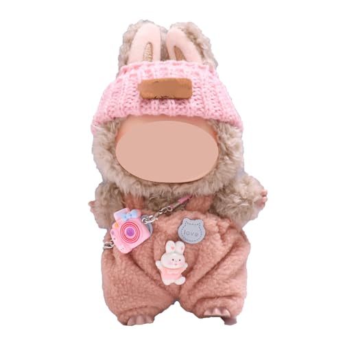 Yoimckay Kleidungsset für 17 cm Plüsch, DIY-Set aus Plüsch, Zubehör für Puppen, Kombination mit verstellbaren Trägern, Geschenke für Kinder Yoimckay Kleidungsset für 17 cm Plüsch, DIY-Set aus Plüsch, Zubehör für Puppen, Kombination mit verstellbaren Trägern, Geschenke für Kinder von Yoimckay