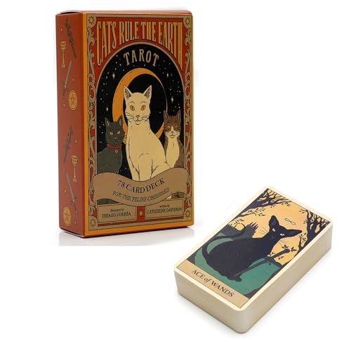 Yoimckay Komplettes Kartenspiel 78, Wahrsagerkarte, Wahrsagkarte des Schicksals, klassische Tarotkarten für Anfänger, ein Kartenspiel für Freunde und Familie Yoimckay Komplettes Kartenspiel 78, Wahrsagerkarte, Wahrsagkarte des Schicksals, klassische Tarotkarten für Anfänger, ein Kartenspiel für Freunde und Familie von Yoimckay