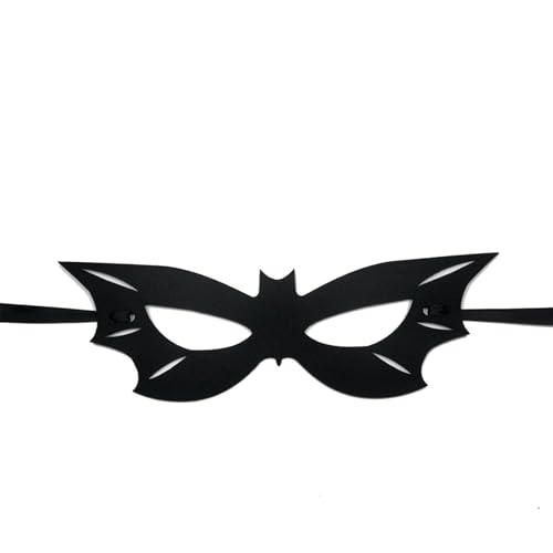 Yoimckay Pack of 1 Halloween Bat Eye Masks Masquerade Mask Black Gothic Vampire Bat Accessories Batgirl Costume masks Black Eye Half Face mask for Halloween Carnival Cosplay Party Yoimckay Pack of 1 Halloween Bat Eye Masks Masquerade Mask Black Gothic Vampire Bat Accessories Batgirl Costume masks Black Eye Half Face mask for Halloween Carnival Cosplay Party von Yoimckay