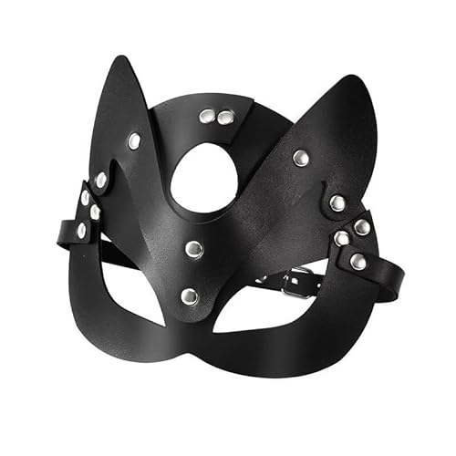 Yoimckay Stegosaurus Cat Mask Costume Animal Half Face Mask Cosplay Halloween Party Costumes Accessory for Women Ladies, Masquerade Bunny Face masks for Night Club & Cosplay von Yoimckay