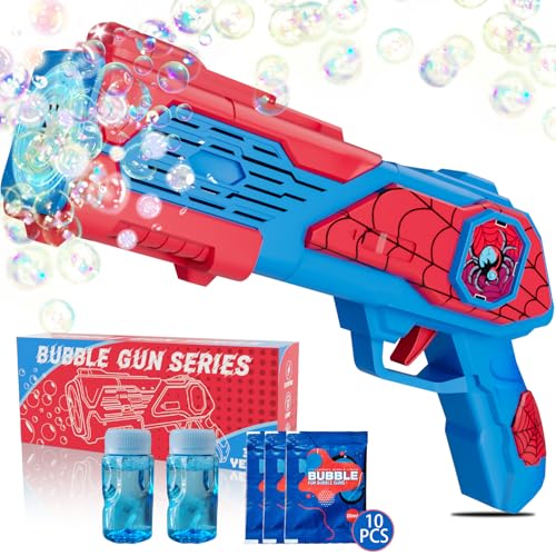 Spider Seifenblasenpistole&Seifenblasenmaschine Kinder: Spielzeug ab 2 3 4 5 6 7 8 Jahre, Spielzeug für Draußen, Garten, Outdoor, Sommer, Partygeschenke, Ostern, Hochzeit, Geburtstagsgeschenke Spider Seifenblasenpistole&Seifenblasenmaschine Kinder: Spielzeug ab 2 3 4 5 6 7 8 Jahre, Spielzeug für Draußen, Garten, Outdoor, Sommer, Partygeschenke, Ostern, Hochzeit, Geburtstagsgeschenke von YokBeiaz