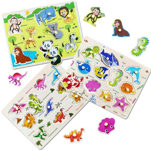 Spielzeug ab 3 4 5 Jahre Junge, Puzzlematten Holzpuzzle ab 3 4 5, Montessori Spielzeug 3 4 5 Jahre, Christmas Geburtstagsgeschenk Geschenk 3 4 5 Jahre Junge&Mädchen Stocking Fillers Spielzeug ab 3 4 5 Jahre Junge, Puzzlematten Holzpuzzle ab 3 4 5, Montessori Spielzeug 3 4 5 Jahre, Christmas Geburtstagsgeschenk Geschenk 3 4 5 Jahre Junge&Mädchen Stocking Fillers von YokBeiaz