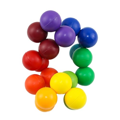 Yokawe 20-teiliges Fidget-Spielset mit Magneten, Perlen, Stressabbau, leises Fidget-Spielzeug für Erwachsene, angstlösendes sensorisches Spielzeug, Partygeschenke, Osterkörbchenfüller Mehrfarbig von Yokawe