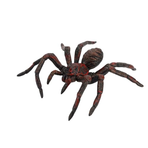 Yokawe Realistisches Spinnen-Actionmodell, Simulationstier-Spielzeugfiguren, gruselige Spinnenfigur, Dekoration für Halloween A von Yokawe