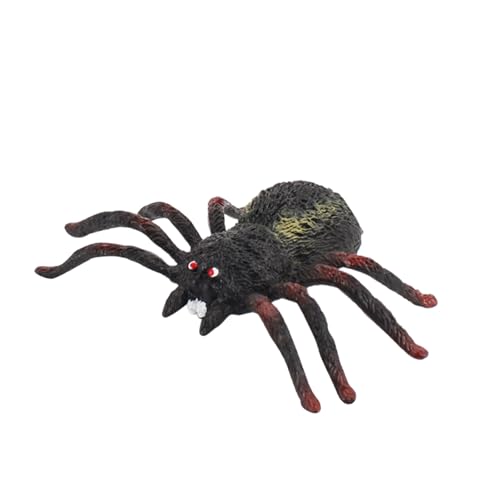 Yokawe Realistisches Spinnen-Actionmodell, Simulationstier-Spielzeugfiguren, gruselige Spinnenfigur, Dekoration für Halloween C von Yokawe