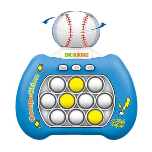 Yokawe Schnelles Push-Bubble-Spiel, leuchtendes Zappelspielzeug | 360°-Rotationsball-Schnellschubspiel | Sinnesspielzeug-Gehirn-Memory-Spiel für Kinder Tennis von Yokawe