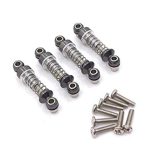 Yokomu Metalldämpfer für 284131 K969 K979 K989 K999 P929 P939 1/28 RC Auto-Upgrade-Teile, Grau, 4 Stück von Yokomu