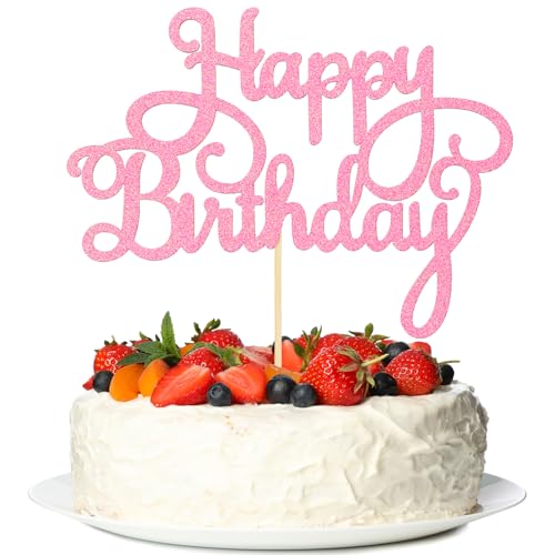 Happy Birthday Tortendeko Geburtstag Tortenstecker Geburtstag Cake Topper Geburstagstorte Skuchendekoration Tortendekoration Rosa Tortenstecker für Kuchendekoration Birthday zum Feiern von Geburtstag Happy Birthday Tortendeko Geburtstag Tortenstecker Geburtstag Cake Topper Geburstagstorte Skuchendekoration Tortendekoration Rosa Tortenstecker für Kuchendekoration Birthday zum Feiern von Geburtstag von Yolev