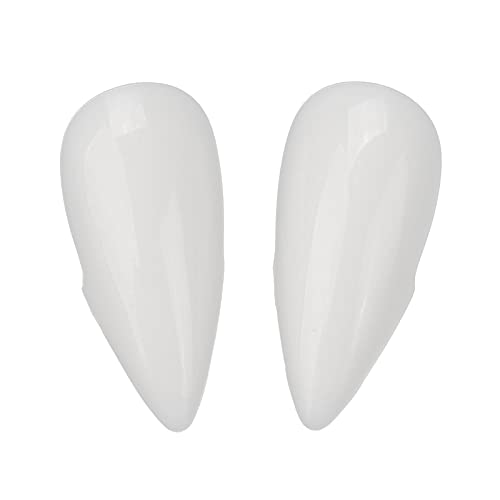 YolieraArt Halloween-Vampirzähne aus Harz, gefälschte Zähne, Cosplay-Zahnersatz, Kostüm-Requisite, einfach zu tragen, geeignet für Party-Aufführungen, zuschneidbares Design (17 mm) von YolieraArt