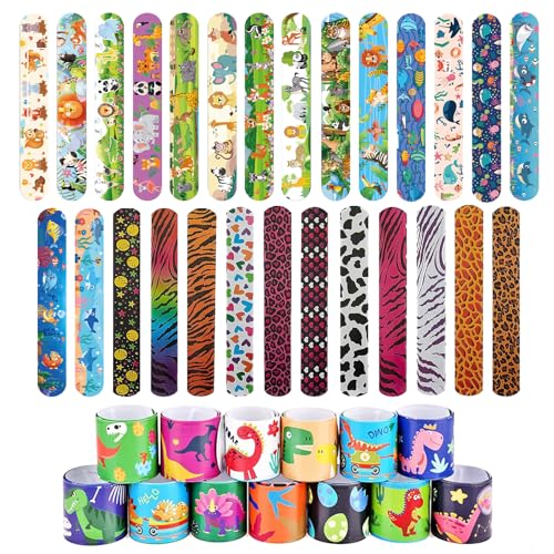 Yolistar Schnapparmband Kinder 40 Stück, Schnapparmbänder Set, für Kindergeburtstage und Partys, Dinosaurier/Waldtiere/Muster/Meerestiere, Jungen und Mädchen Mitgebsel, Mitbringsel Kindergeburtstag Yolistar Schnapparmband Kinder 40 Stück, Schnapparmbänder Set, für Kindergeburtstage und Partys, Dinosaurier/Waldtiere/Muster/Meerestiere, Jungen und Mädchen Mitgebsel, Mitbringsel Kindergeburtstag von Yolistar