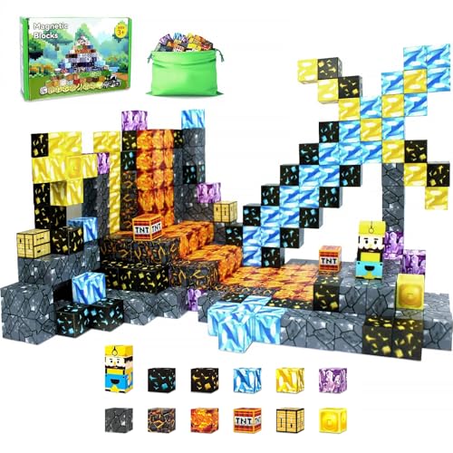70 PCS Magnetische Bausteine Zauberportal Set, Magnetische Fliesen Kleinkindspielzeug Outdoor Spielzeug für Jungen und Mädchen ab 3 Jahren 70 PCS Magnetische Bausteine Zauberportal Set, Magnetische Fliesen Kleinkindspielzeug Outdoor Spielzeug für Jungen und Mädchen ab 3 Jahren von Yolla Loos
