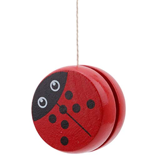 Yolluu Holz-Jojo-Spielzeug, Marienkäfer-Yoyo-Spielzeug, Kinder-Hand-Augen-Koordinationsentwicklung, reaktionsschnelle Loop-Yoyo-Yo-Jo-Jo-Spielzeuge, Kindergeburtstag, Party, Yolluu Holz-Jojo-Spielzeug, Marienkäfer-Yoyo-Spielzeug, Kinder-Hand-Augen-Koordinationsentwicklung, reaktionsschnelle Loop-Yoyo-Yo-Jo-Jo-Spielzeuge, Kindergeburtstag, Party, von Yolluu