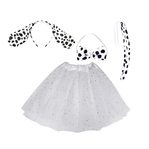 Yolyoo Tier Kosten Stirnband mit Fliege Schwanz Tüllrock Tierkostüm für Halloween Karneval Fasching Party Cosplay (Hund Kostüm) Yolyoo Tier Kosten Stirnband mit Fliege Schwanz Tüllrock Tierkostüm für Halloween Karneval Fasching Party Cosplay (Hund Kostüm) von Yolyoo