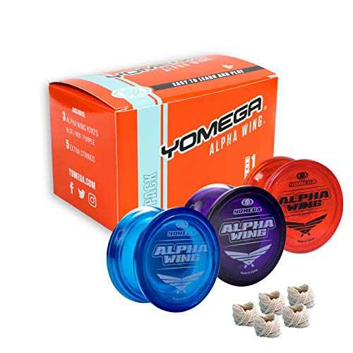 Yomega 3X Alpha Wing Yoyo, Fixed axle yo-yo Designed for Beginner. String Trick Play and Fixed axle Enthusiasts! Yomega 3X Alpha Wing Yoyo, Fixed axle yo-yo Designed for Beginner. String Trick Play and Fixed axle Enthusiasts! von Yomega