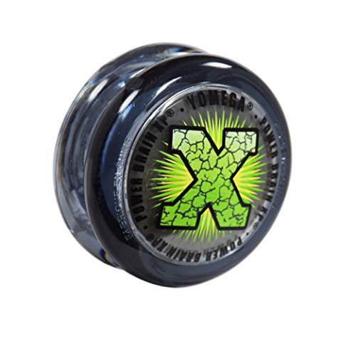 Yomega Power Brain XP yoyo - Professional yoyo with a Smart Switch which enables Players to Choose Between Auto-Return and Manual Styles of Play. + Extra 2 Strings & 3 Month Warranty (Gray) von Yomega