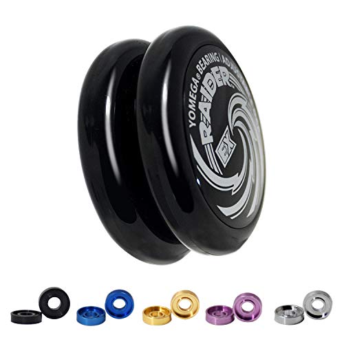 Yomega Raider Ex yoyo Professional yoyo Designed for looping Tricks, The Best Performance Answer for 2A Players. (Black) von Yomega