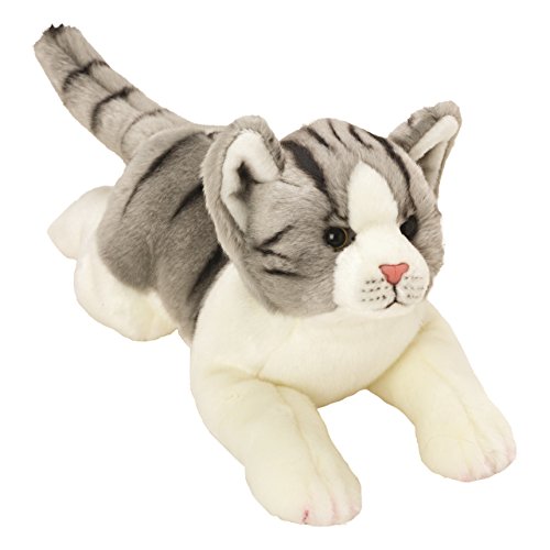 Yomiko 12074 - Suki Gifts Plüschtier Tigerkatze Katze, 36 cm, grau von Yomiko