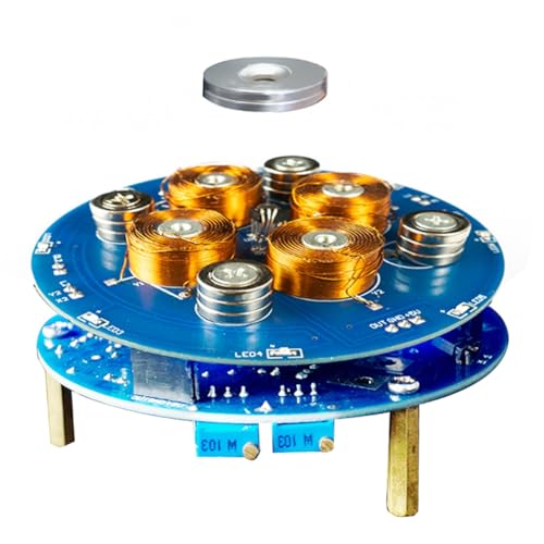 Yominerr DIY Magnetische Schwebekraft-Kit-Experiment Löten Projekt Praxis Lötbaugruppe 2-5W 150G Last Magnet Elektronik-Kit von Yominerr