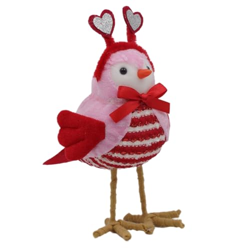 Yominerr -Dekoration zum Valentinstag, Plüschtier, Vogelpaar-Statue, Geeignet Als Haarband für die Tischdekoration zu Hause bei der Hochzeit Yominerr -Dekoration zum Valentinstag, Plüschtier, Vogelpaar-Statue, Geeignet Als Haarband für die Tischdekoration zu Hause bei der Hochzeit von Yominerr