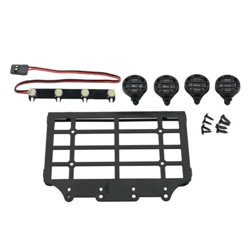 Yominerr Ferngesteuerte Kriechspur-Gepäckträger für 1/12 MN82 RC Auto Upgrade-Zubehör Runde Lampe Yominerr Ferngesteuerte Kriechspur-Gepäckträger für 1/12 MN82 RC Auto Upgrade-Zubehör Runde Lampe von Yominerr