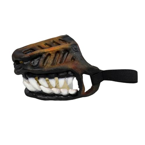 Yominerr Hundemundmaske Welpen Halloween Hundemundmaske Hundemundmaske Cosplay Foto-Requisiten Zubehör Groß von Yominerr