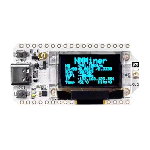 Yominerr NerdMiner Solo Lottery Miner 290KH/S LoRa 32 V3 USB Hochleistungs-Gewinn BTC mit Geringem Stromverbrauch WiFi BLE Connect von Yominerr