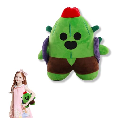 YongSral Brawl-Stars Kuscheltiere, Brawl-Stars Figuren, Brawl-Stars Plüschtier, Brawl-Stars Plüsch Puppe, Brawl-Stars Plush Toy, Kaktus Plüschtier, Gift for Boys and Girls (A) von YongSral