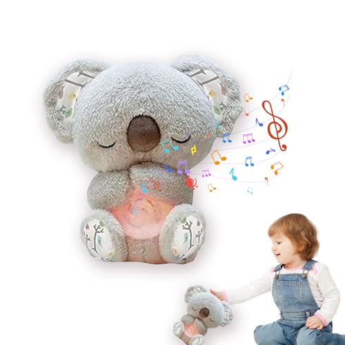 YongSral Schlummer Otter Mit Herzschlag, Koala Kuscheltier, Breathing Otter, Babyparty Und Neugeborenen Geschenk (B) von YongSral