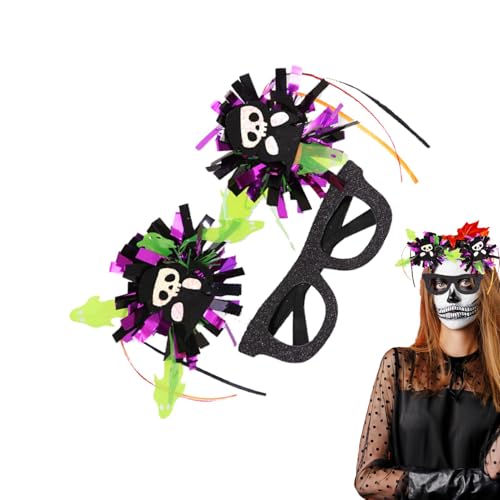 Yongany Halloween-Brille für Kinder, lustige Brille | Verkleidungsbrille, Halloween-Fotoautomaten-Requisiten, Maskerade-Brille für Kinder und Erwachsene Yongany Halloween-Brille für Kinder, lustige Brille | Verkleidungsbrille, Halloween-Fotoautomaten-Requisiten, Maskerade-Brille für Kinder und Erwachsene von Yongany