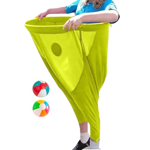 Yongmcxhhj Oma-Hosen-Hofspiel Kartoffelsack Kartoffelsack Wettlauf Für Kinder Lustiges Säcke Riesige Wurfspiele Mit 2 Springbällen Spiele Für Fest Garten Geburtstag Park von Yongmcxhhj