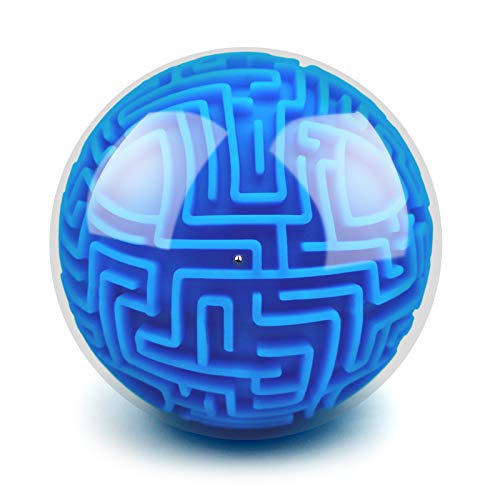 YongnKids Amaze 3D Gravity Memory Sequential Maze Ball Puzzle Toy Geschenke für Kinder Erwachsene – Mittlere Herausforderungen Spielliebhaber Tiny Balls Brain Teasers Game von YongnKids