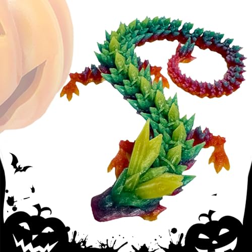 Yonuaret Beweglicher Kristalldrache, 3D-Drachenspielzeug | Artikulierte Drachenkollektion - 11,8 Zoll gemeinsame Mobilität Weihnachten Halloween Dekoration Ornament, Kristall Drache 3D gedruckt für Yonuaret Beweglicher Kristalldrache, 3D-Drachenspielzeug | Artikulierte Drachenkollektion - 11,8 Zoll gemeinsame Mobilität Weihnachten Halloween Dekoration Ornament, Kristall Drache 3D gedruckt für von Yonuaret