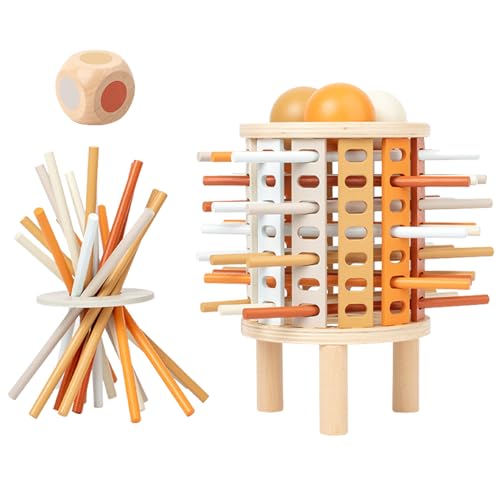 Yonuaret Fine Motor Skill Building Blocks, Sturzturmspielzeug - Sichere Bausteine natürlicher Tower Toy,Pädagogisches Familienpuzzlespiel zum Geburtstag Weihnachten Neujahr Ostern Yonuaret Fine Motor Skill Building Blocks, Sturzturmspielzeug - Sichere Bausteine natürlicher Tower Toy,Pädagogisches Familienpuzzlespiel zum Geburtstag Weihnachten Neujahr Ostern von Yonuaret