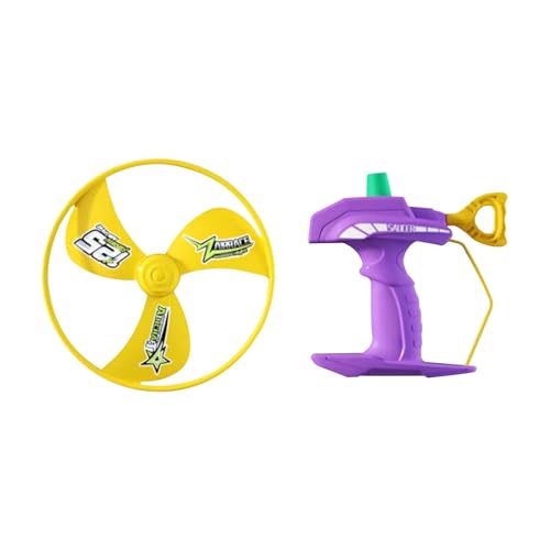 Yonuaret Flying Disc, Flying Saucer | Handheld Flying Aircraft Dragonfly Copter Educational | Fun Sport Fidget Toys für Alter 3-8 Scheibenhubschrauber-Spielset für Mädchen von Yonuaret