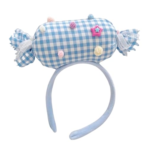 Yonuaret Haarreif Für Mädchen,3D Süßigkeiten Kopfschmuck Kostüm Zubehör | Bequemes Kopfband Haar Kostüm Outfit Für Halloween Geburtstag Freundin Modeparty Anlass von Yonuaret