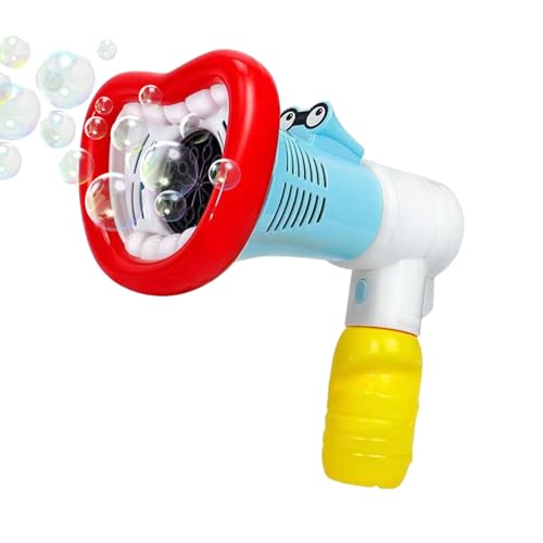 Yonuaret Kids Bubble Machine, Bubble Making Machine,Batterieantrieb großer Mundblasenhersteller | Tragbare 10 Löcher Handspielzeug für Garten, Mädchen Garten Spaß von Yonuaret