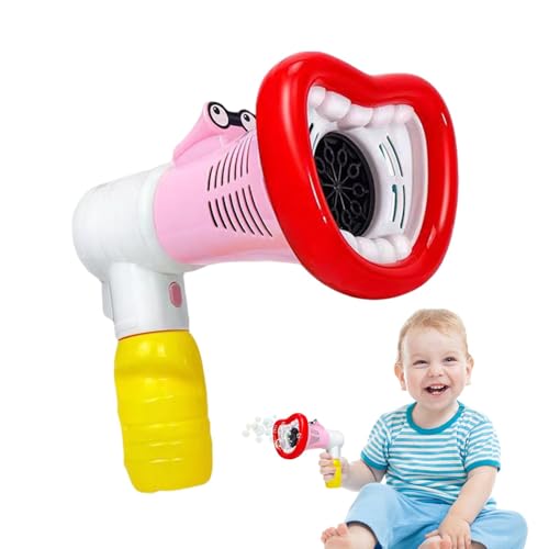 Yonuaret Kids Bubble Machine, Bubble Making Machine,Batterieantrieb großer Mundblasenhersteller | Tragbares Strandspielzeug, Elektrogebläserpartys Gefälligkeiten für Garten, Mädchen, Pool von Yonuaret