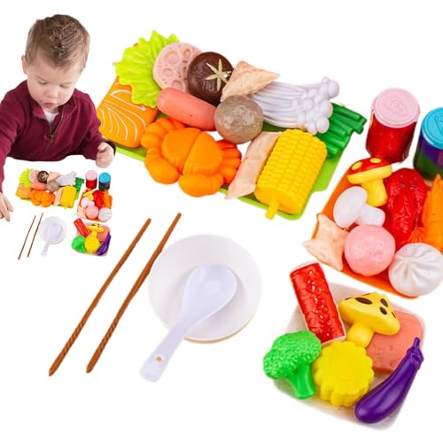 Yonuaret Kinder Grillspielzeug - Rollenspiel Küche Barbecue Spielset | Authentische Lebensmittel Gemüse, Gesellschaftsspiel Für Garten, Park Und Kindergarten Yonuaret Kinder Grillspielzeug - Rollenspiel Küche Barbecue Spielset | Authentische Lebensmittel Gemüse, Gesellschaftsspiel Für Garten, Park Und Kindergarten von Yonuaret