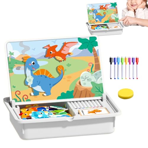 Yonuaret Magnetisches Gesicht Anziehen | Doppelseitiges Vorschule Lernspielzeug,Mädchen Spiel Gesicht Anziehen Zuordnungsspiel - Für Weihnachten Neujahr Zuhause Kindergarten Krippe von Yonuaret