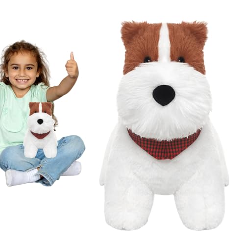 Yonuaret Plüschhund | Highland Terrier Welpe Plüschtier - 25 cm Weiches Kuscheltier Als Wohnaccessoire Für Sofa Bett Couch Deko von Yonuaret