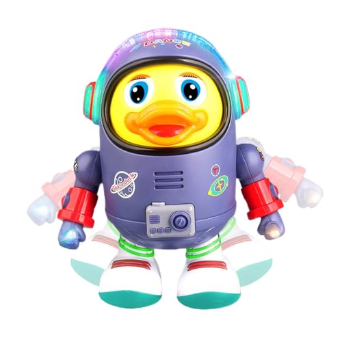 Yonuaret Tanzende Ente Spielzeug | Elektrische -Ente,Wackelnder Roboter Mit Lichtern Und Tönen Für Kinder Ab 3 Jahren Mädchen Vorschule Schule Zuhause Geburtstagsfeier von Yonuaret
