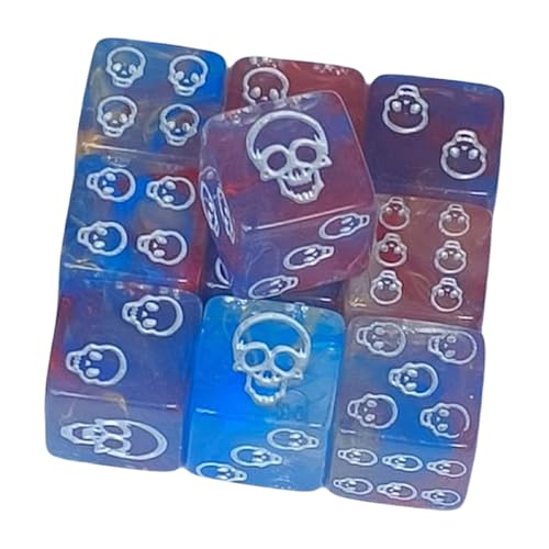 10pcs Acryl Sechsseitig Dices Set Schädelmuster Tischspiel Runde Ecke Rollenspiele Brettspielzubehör Sechs Seiten Dices Runde Ecke 10pcs Acryl Sechsseitig Dices Set Schädelmuster Tischspiel Runde Ecke Rollenspiele Brettspielzubehör Sechs Seiten Dices Runde Ecke von Yooghuge