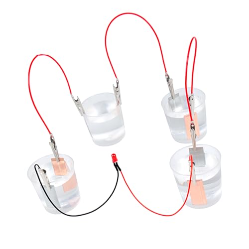 Bildungsschild Salzwasser Geräte Modell Klassenzimmer Lehrwerkzeug Für Kid 7 ＋ Salzwasser Stromerzeugungsgeräte Experimentset Set von Yooghuge