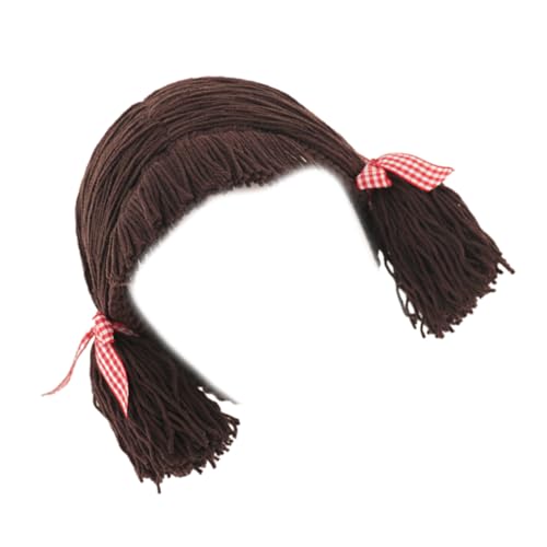 Handwerk Kids Kids Bangs Toupe Für Winterwärme Und Charme Mittlerer Teil Braid Haarstück Bonnet Caps Cosplay Kopfbedeckung Kinder Motorhaube Handwerk Kids Kids Bangs Toupe Für Winterwärme Und Charme Mittlerer Teil Braid Haarstück Bonnet Caps Cosplay Kopfbedeckung Kinder Motorhaube von Yooghuge