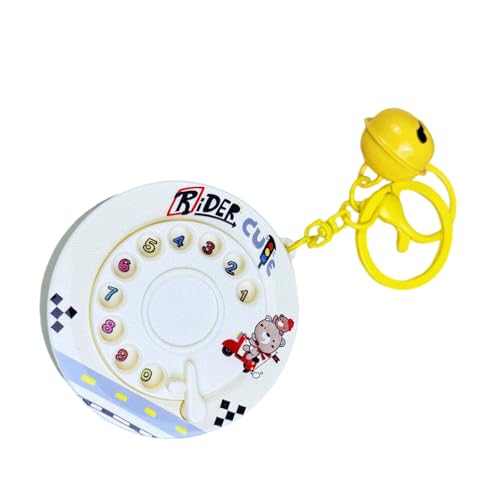 Retro Handkreiber Kommunikator Spielzeug Tragbarer Stressabbau Spinner Erwachsener/Kinder Haus/Büro/Reise Charme Plastik Telefonzubehör von Yooghuge