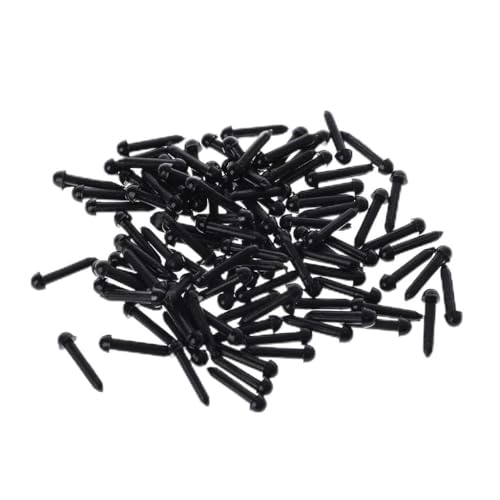 Yooghuge 100pcs 3mm/4mm/5mm/6mm Für Puppenpuppen Kunststoff Schwarzer Stift Sicherheitsaugen Für Han Acrylaugen Yooghuge 100pcs 3mm/4mm/5mm/6mm Für Puppenpuppen Kunststoff Schwarzer Stift Sicherheitsaugen Für Han Acrylaugen von Yooghuge